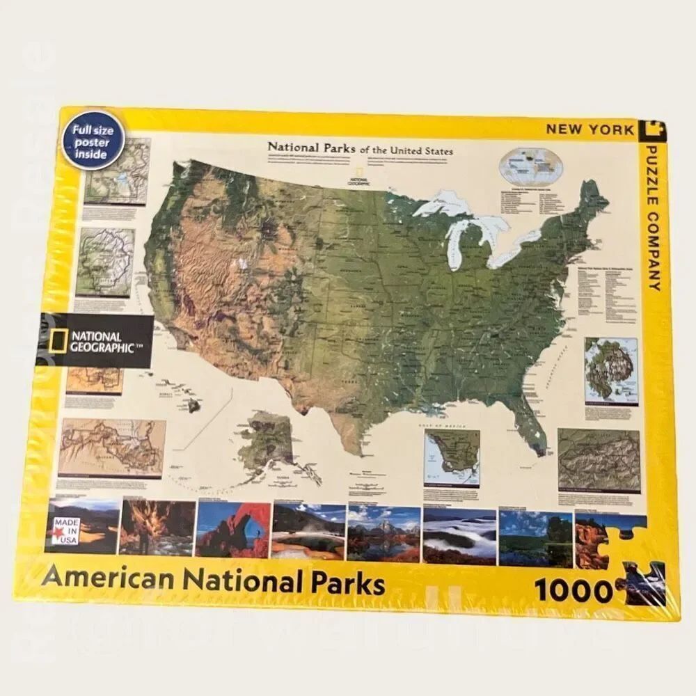 National Geographic American National Parks 1000pc Puzzle NEW